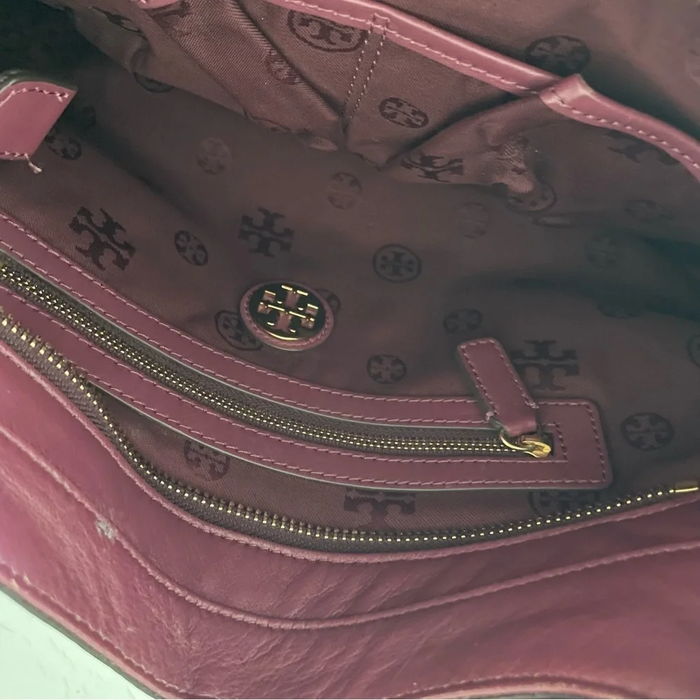 TORY BURCH Leather Priscilla Hobo Bag